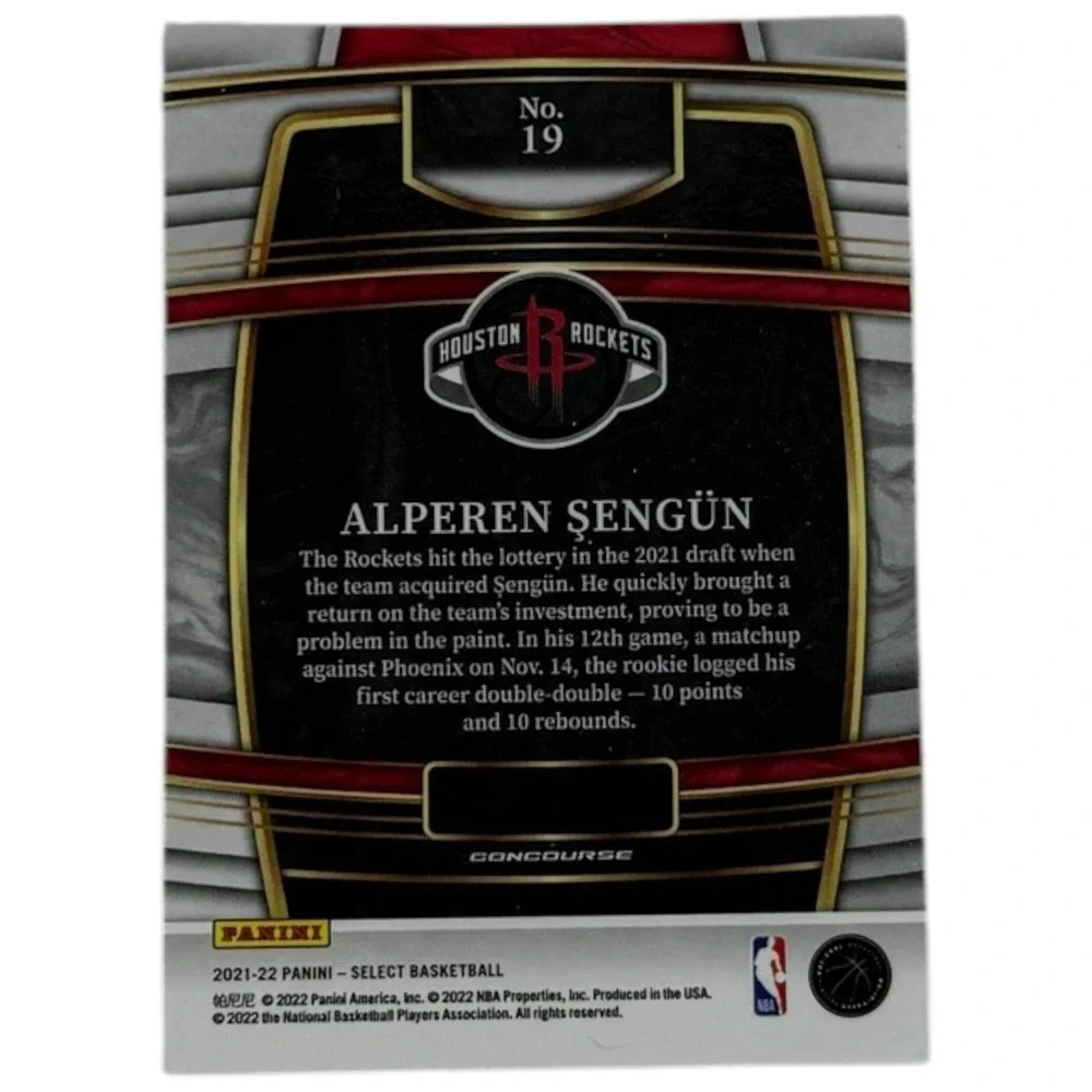 ALPEREN SENGUN RC 2021-22 PANINI‎ SELECT ROOKIE
